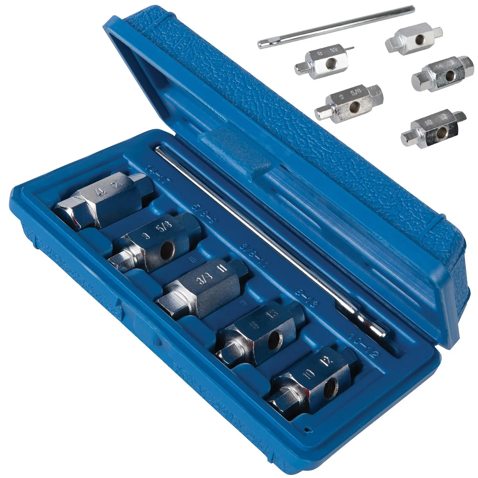 Silverline Oil Drain Plug Key Set 6 Piece