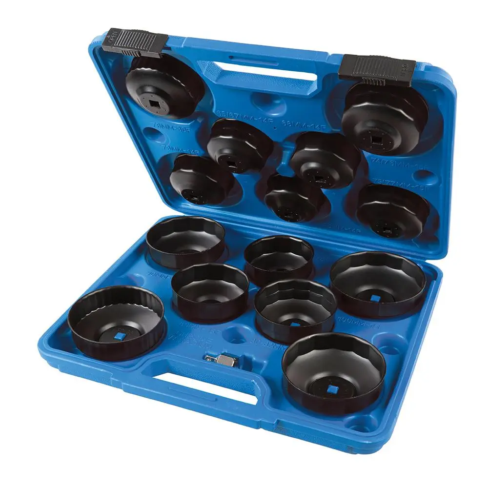 Silverline Oil Filter Wrench Set 15pce 65 - 93mm 952159