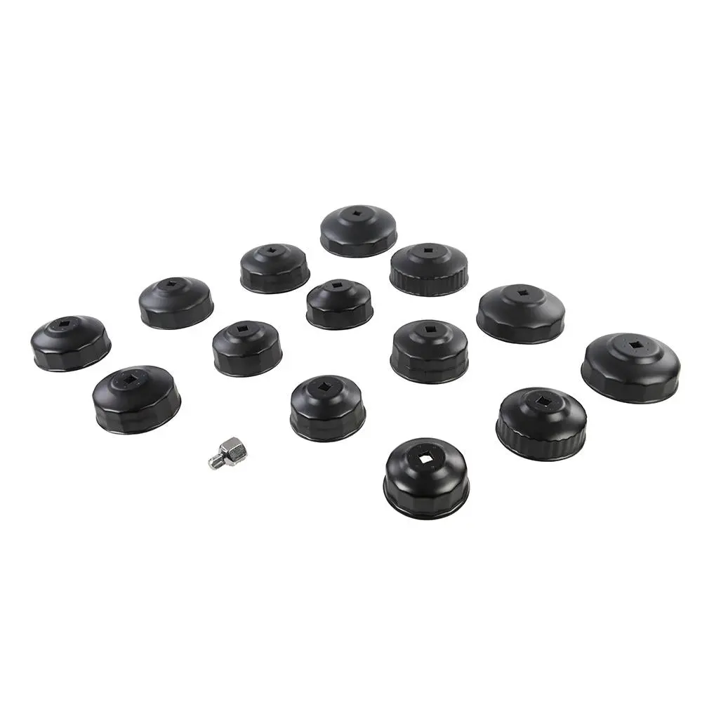 Silverline Oil Filter Wrench Set 15pce 65 - 93mm 952159 - Image 5