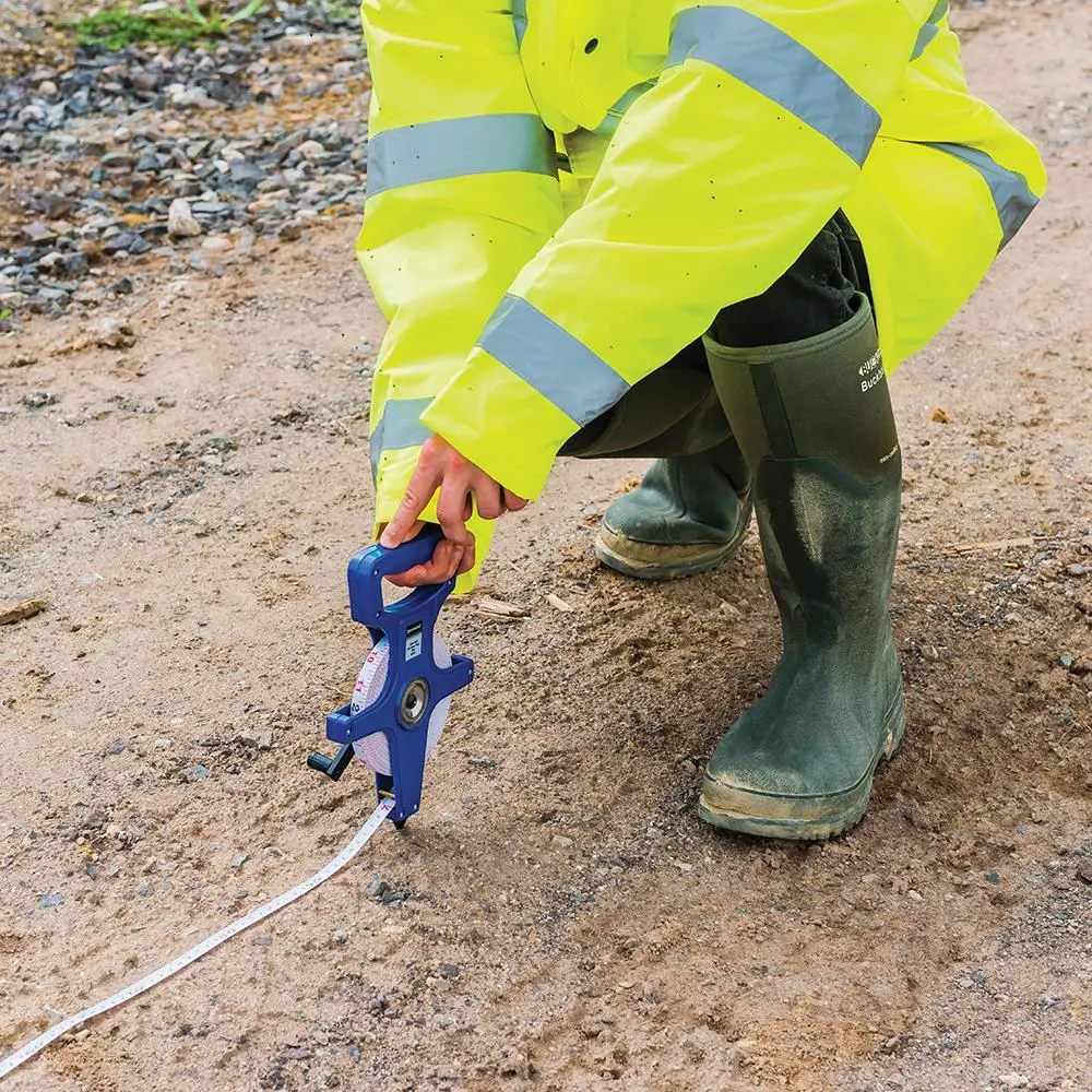 Silverline Open Reel Surveyors Tape 30m / 100ft x 13mm MT45 - Image 2