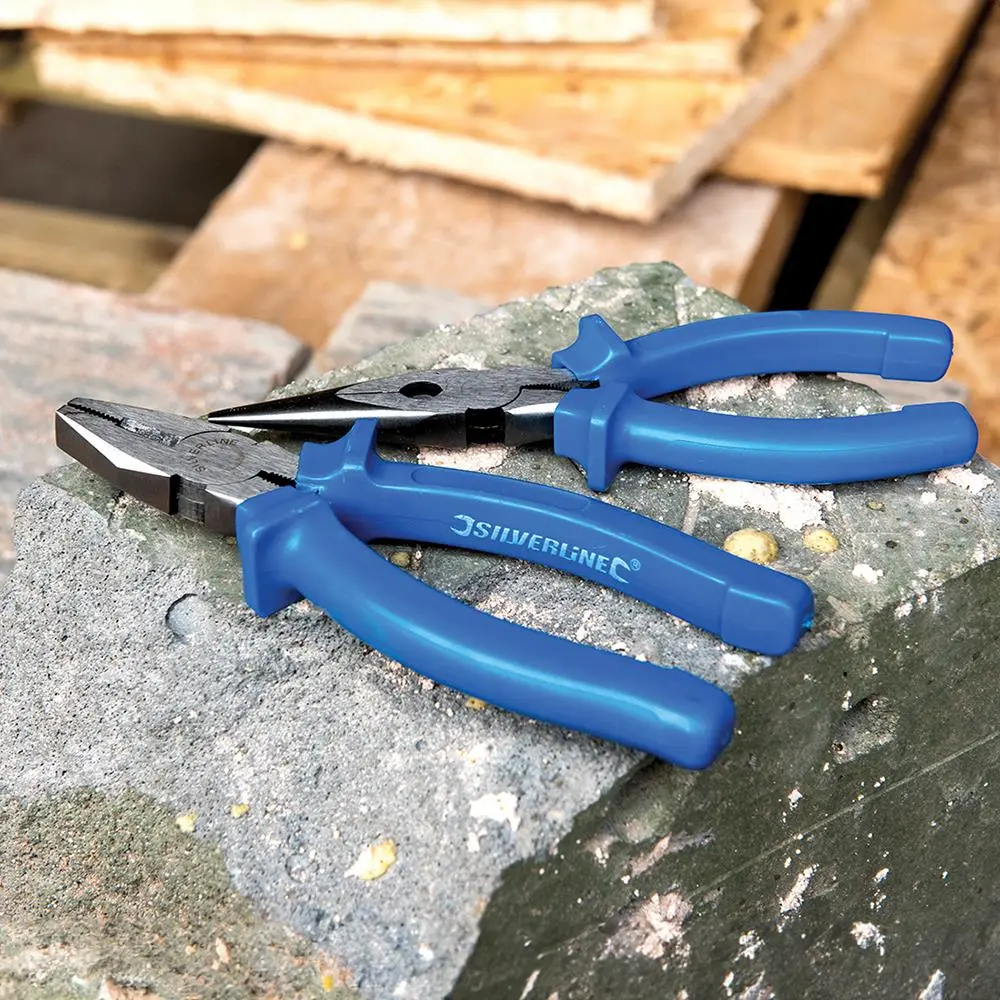 Silverline Pliers Set 3pce 160mm 427610 - Image 2