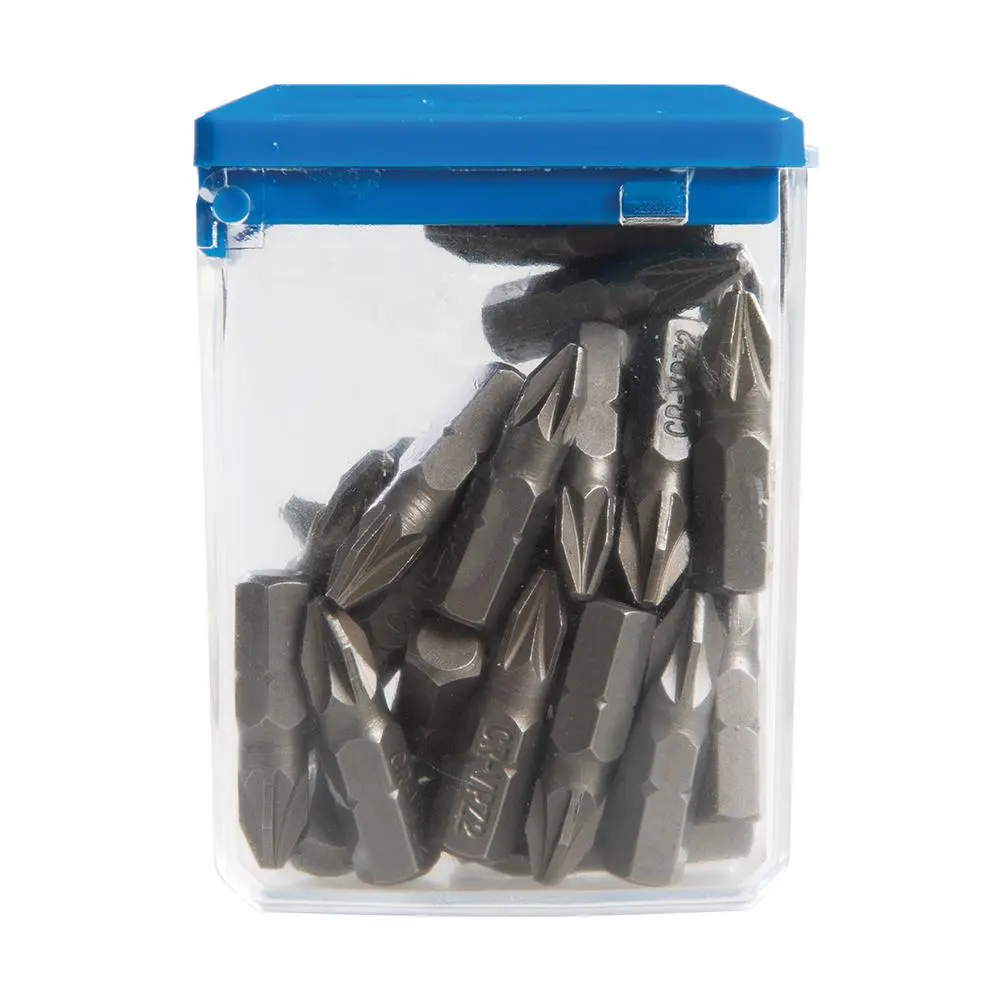 Silverline Pozidriv Cr-V 6150 Screwdriver Bits 30pk PZ2 443612 - Image 3