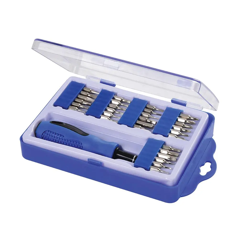 Silverline Precision Screwdriver Bit Set 31pce 633956 - Image 2