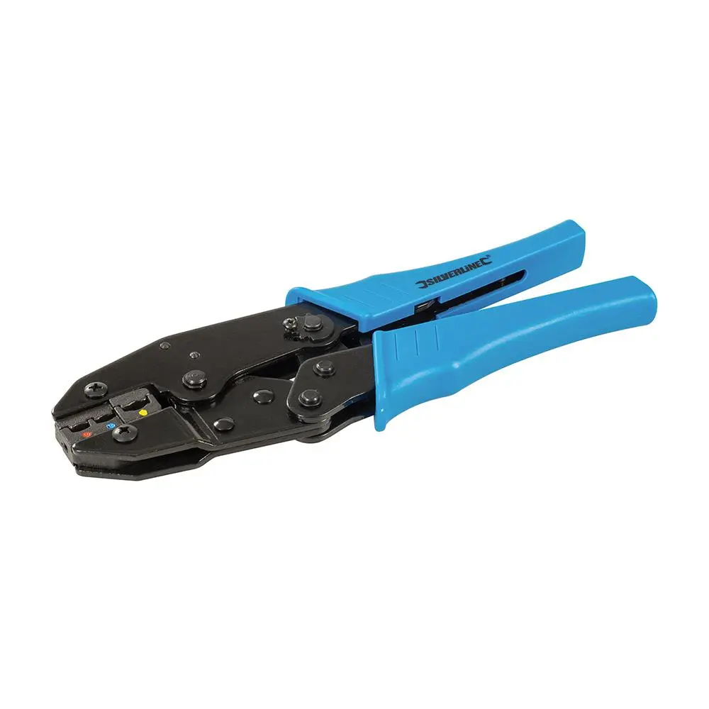 Silverline Ratchet Crimping Pliers Insulated Terminals Crimpers Heavy Duty - Image 4