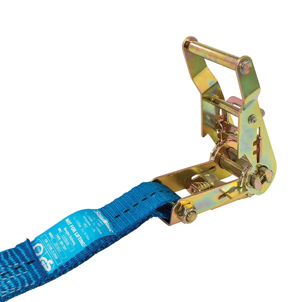 Silverline Ratchet Tie Down Strap Cargo Lash J-Hook 1000-2750kg - Image 6