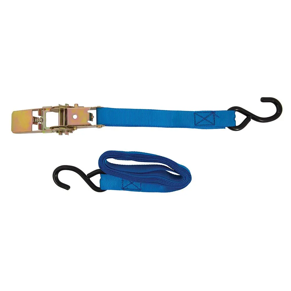Silverline Ratchet Tie Down Strap S-Hook 4.5m x 25mm - Rated 250kg Capacity 500kg MS21S - Image 2