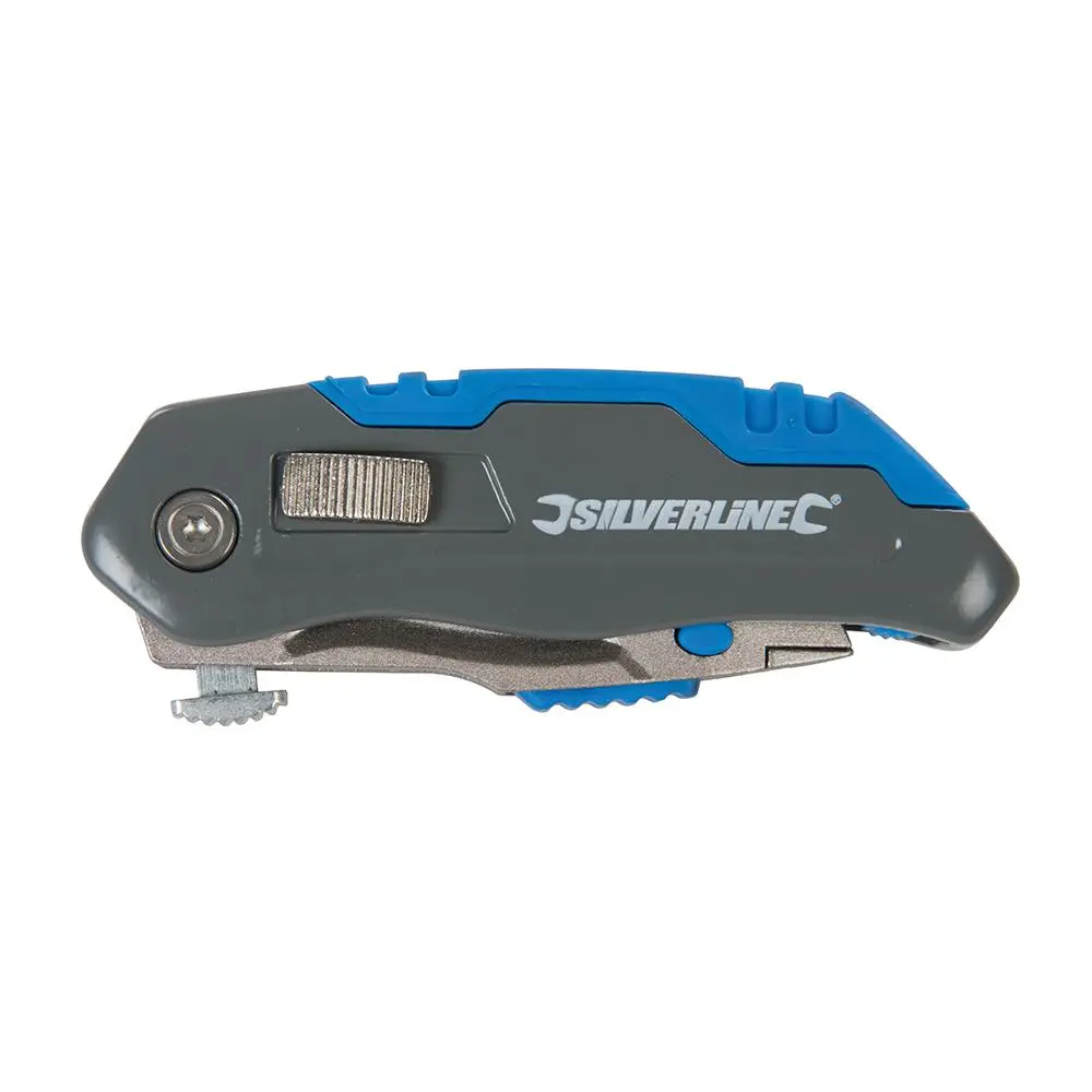 Silverline Retractable Folding Knife 165mm 536978 - Image 4