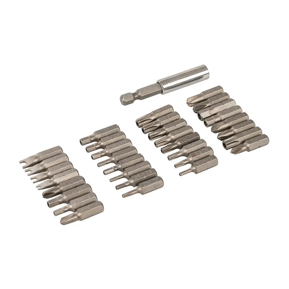 Silverline Security Bit Set 33pce 25mm 909353 - Image 5