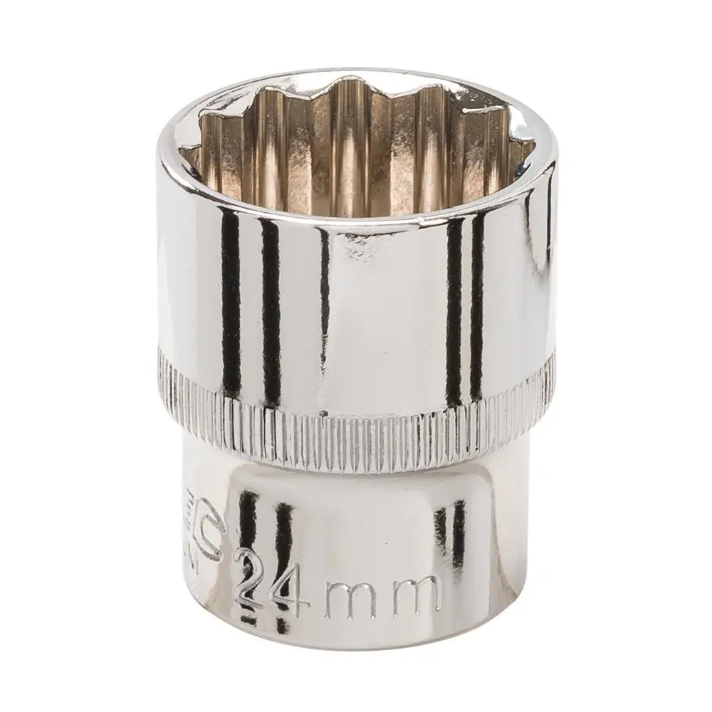 Silverline Socket 1/2" Drive 12pt Metric 24mm 449975