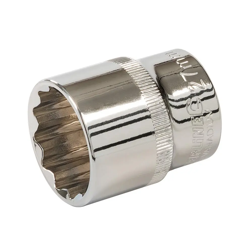 Silverline Socket 1/2" Drive 12pt Metric 27mm 436883 - Image 2