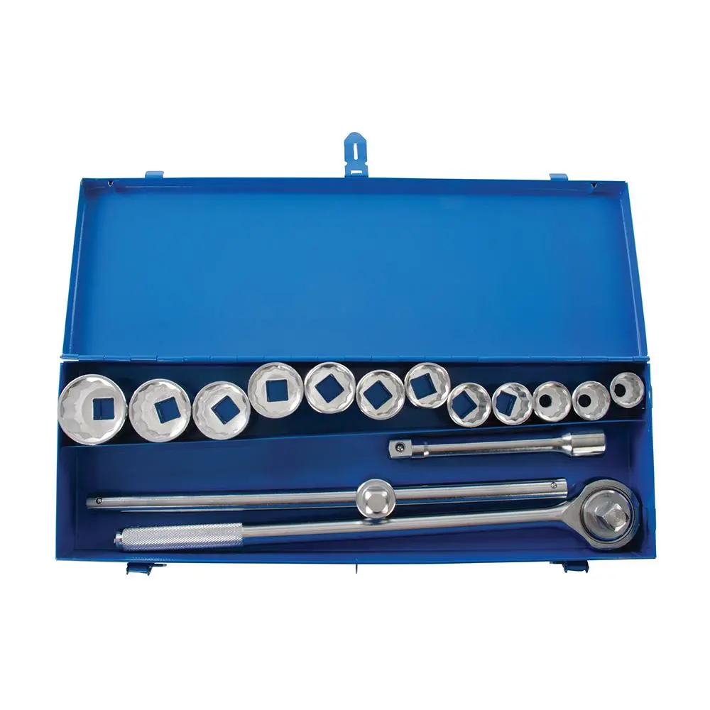 Silverline Socket Set 3/4" Drive 12pt Metric 15pce 22 - 46mm 652142 - Image 7