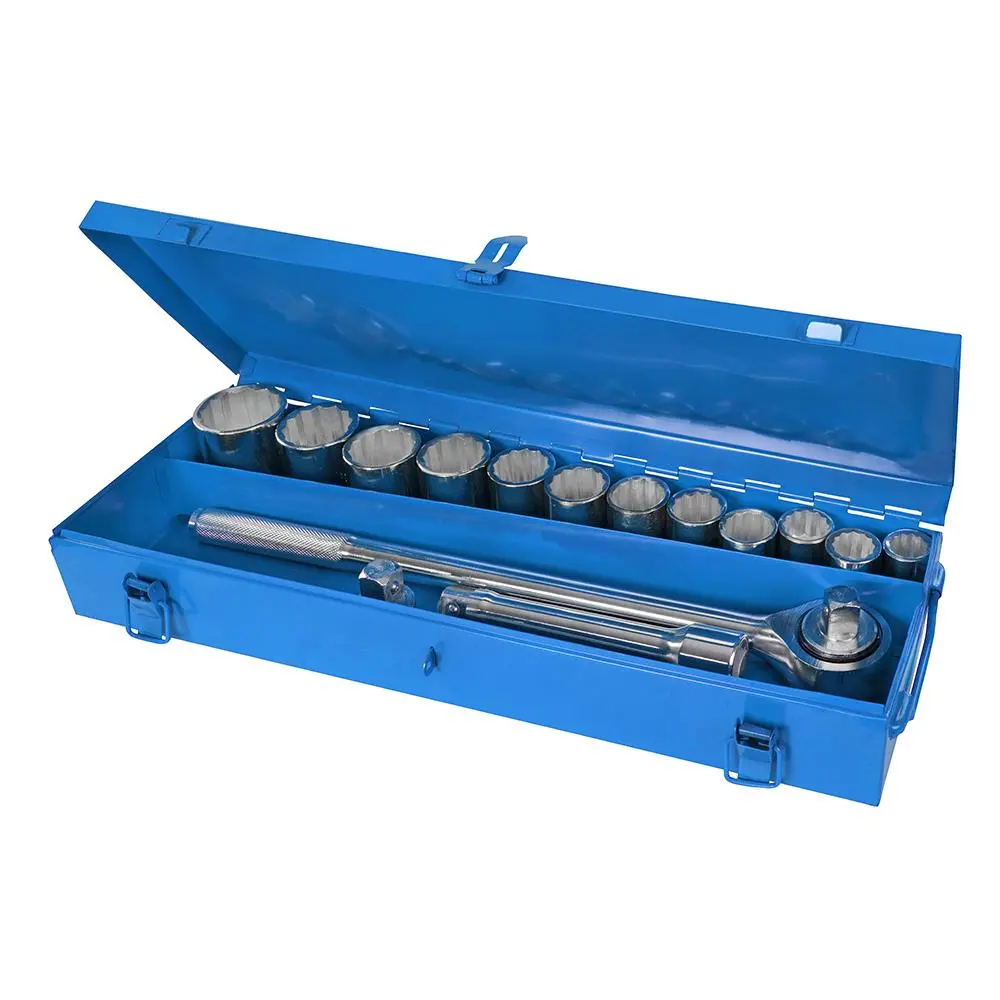 Silverline Socket Set 3/4" Drive 12pt Metric 15pce 22 - 46mm 652142 - Image 9