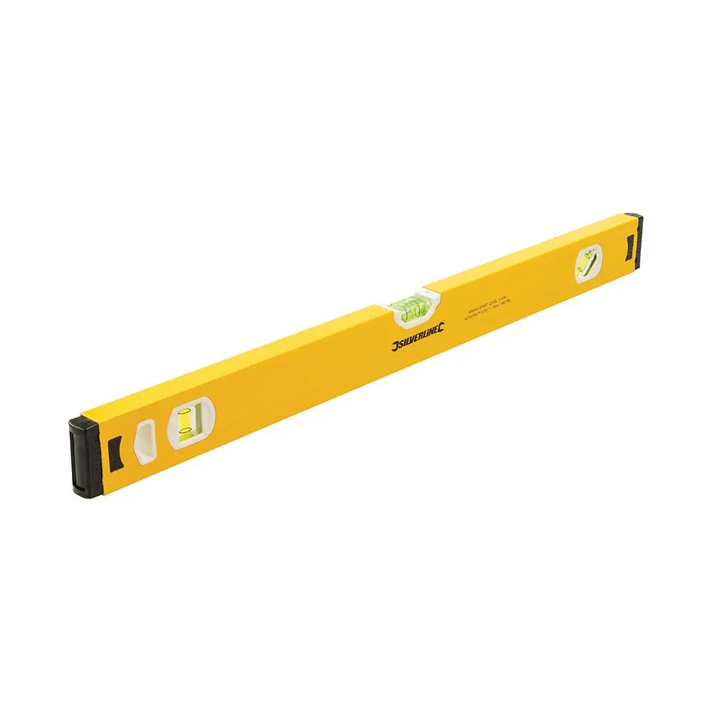 Silverline Spirit Level Powder Coated Aluminium 3 Vials - Choose Length - Image 19