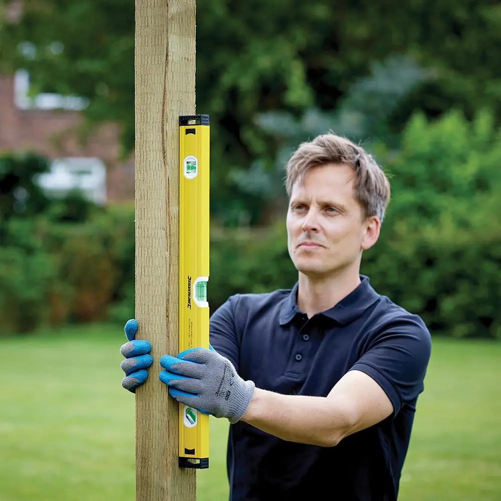 Silverline Spirit Level Powder Coated Aluminium 3 Vials - Choose Length - Image 20