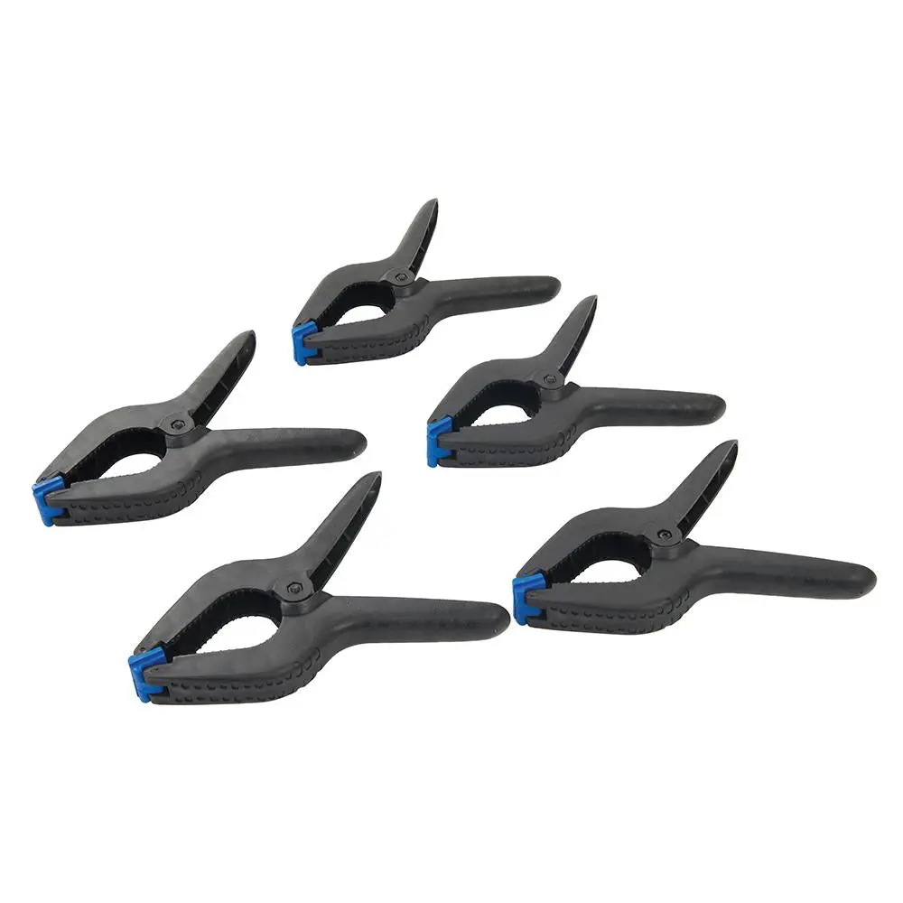 Silverline Spring Clamps 5pk 200mm Length / 100mm Jaw 250157