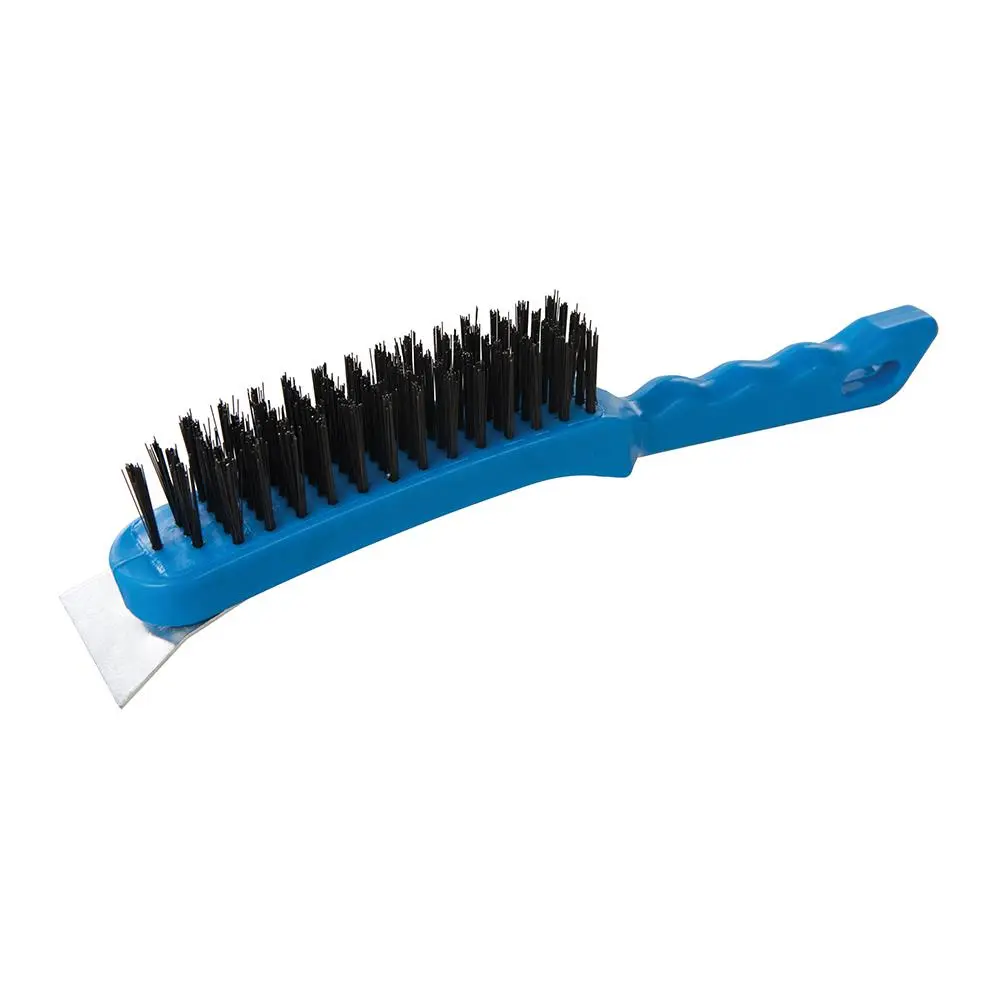 Silverline Steel Wire Brush 5 Row / Scraper 245007 - Image 2