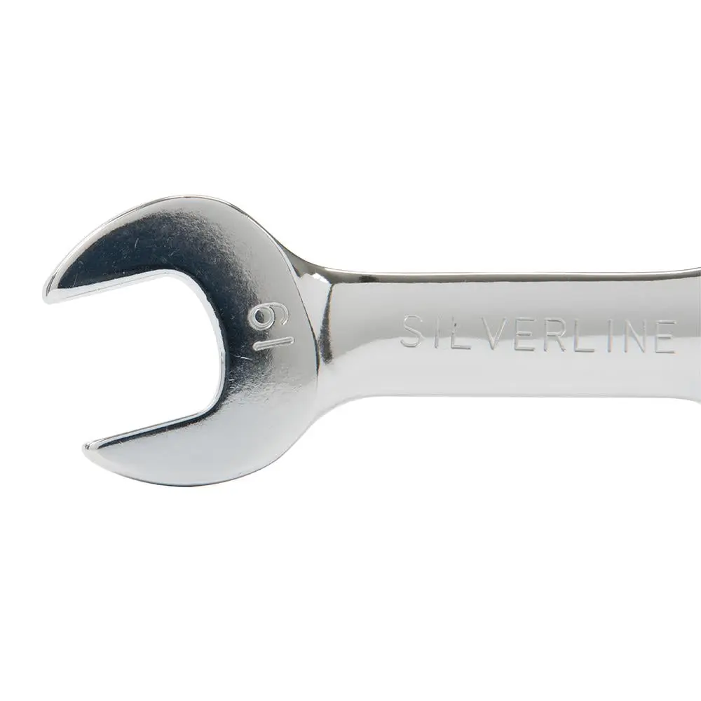 Silverline Stubby Ratchet Spanner Set 7pce 8 - 19mm 199916 - Image 6