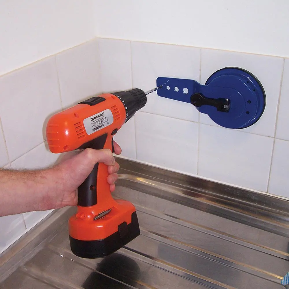 Silverline Tile Drilling Jig 120mm 868804 - Image 2