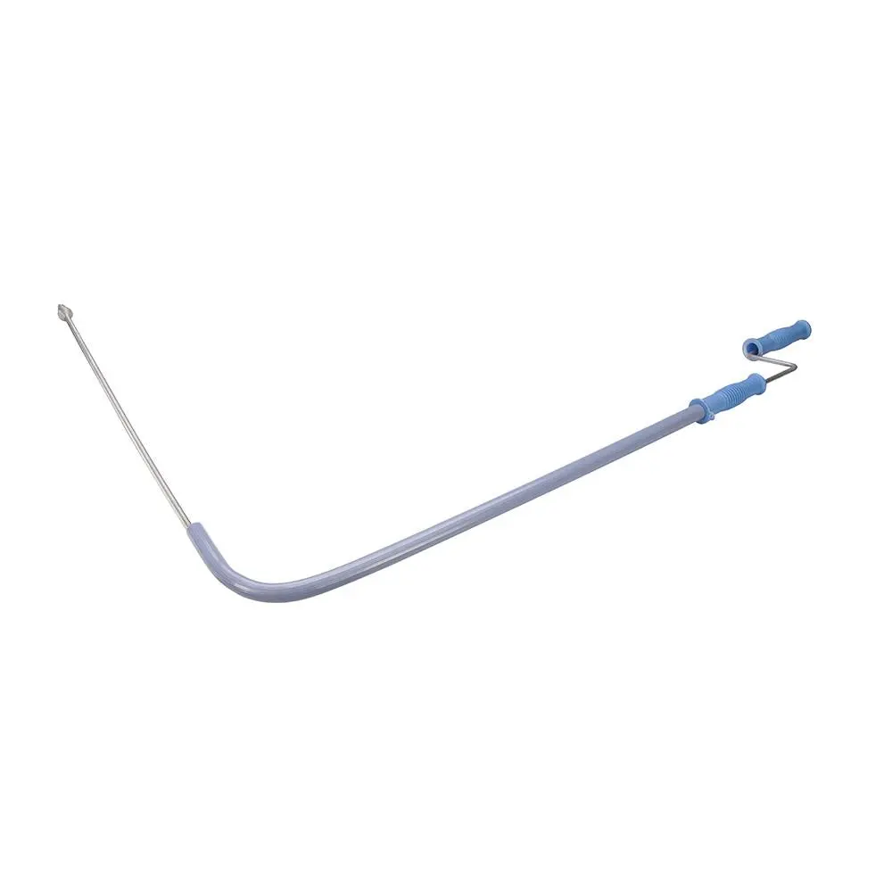 Silverline Toilet Auger Unblocker Plumbers Snake Blockage Basin Flexible Pipe