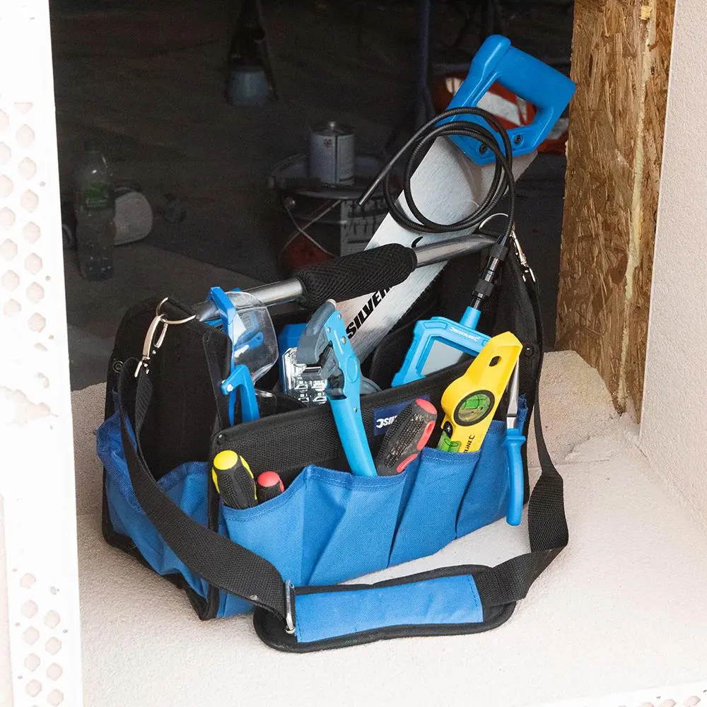 Silverline Tool Bag Open Tote 400 x 200 255mm 748091 - Image 2