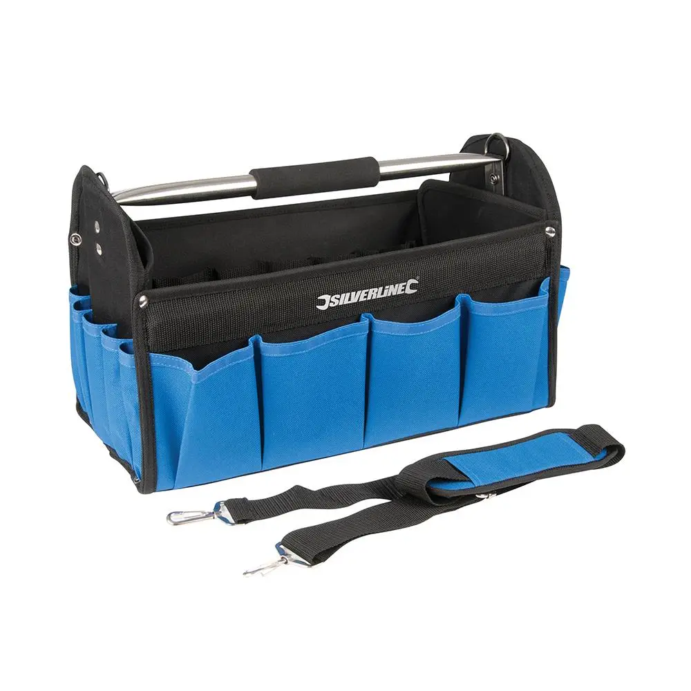 Silverline Tool Bag Open Tote 400 x 200 255mm 748091 - Image 3