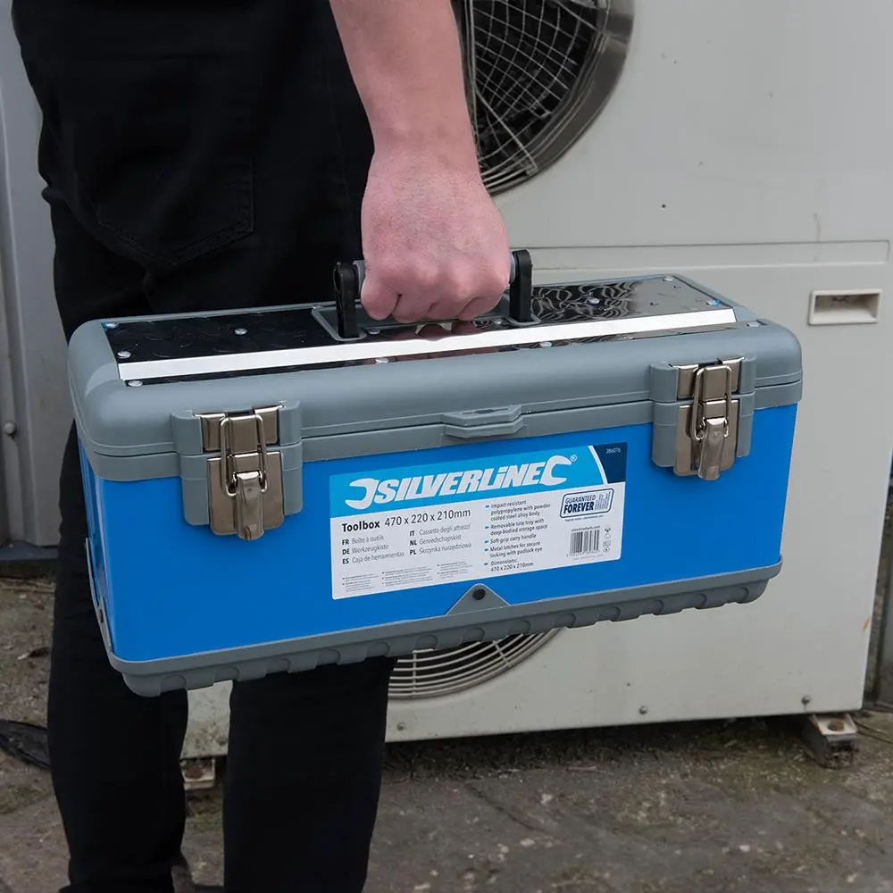 Silverline Toolbox 470 x 220 210mm 386076 - Image 5