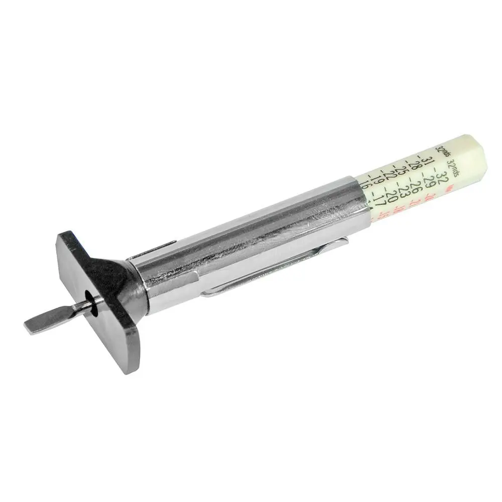 Silverline Tyre Tread Depth Gauge 1-25mm Checker Motorcycle Automotive - Image 2