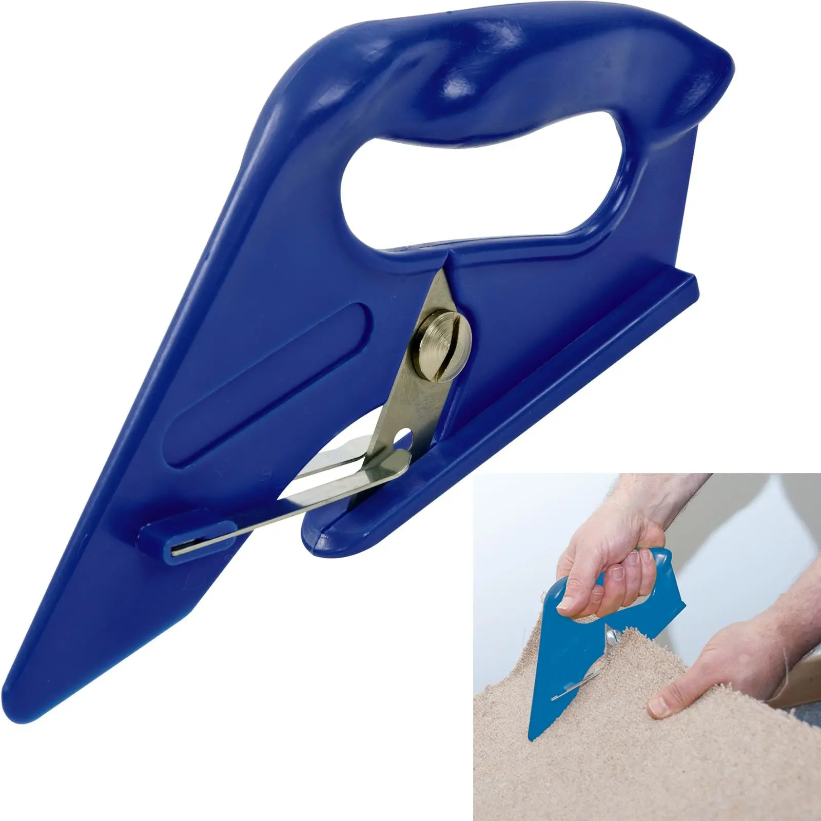 Silverline Universal Carpet Cutter Vinyl Heavy Duty Fabric Trimmer 230mm - Image 3