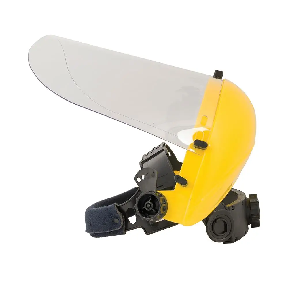 Silverline Visor Face Shield With Ratchet Adjustment Resistant Helmet - Image 3