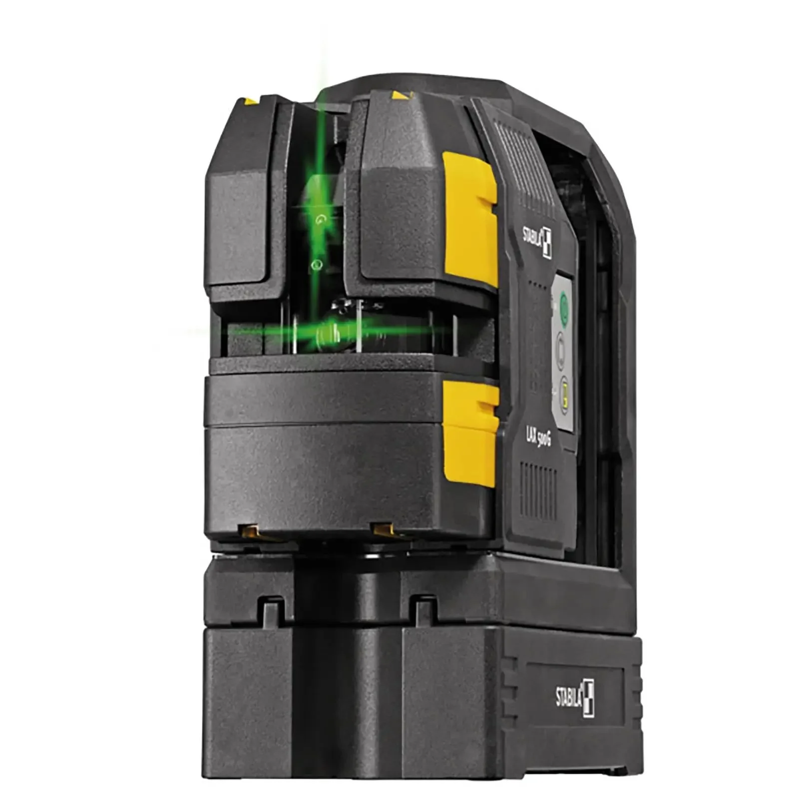 STABILA LAX 500 G Cross Line Plus Plumb Point Laser Level 12V System with Battery and Charger 19985 - Image 5