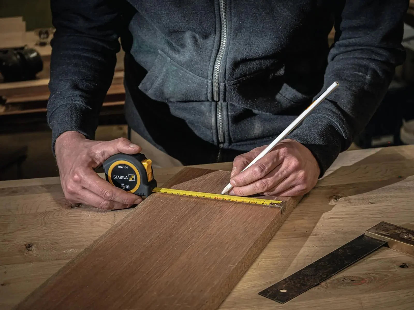 STABILA Pocket Tape Measure BM100 Metric / Imperial Scale Class II - Choose Size - Image 8