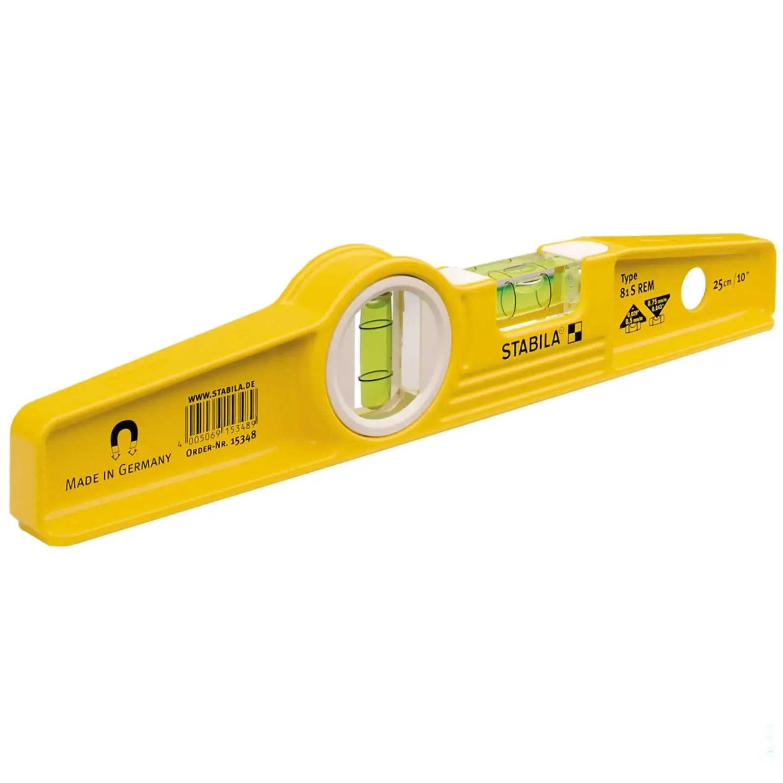 STABILA Type 81 S REM Torpedo Spirit Level 25cm 15348 - Image 3