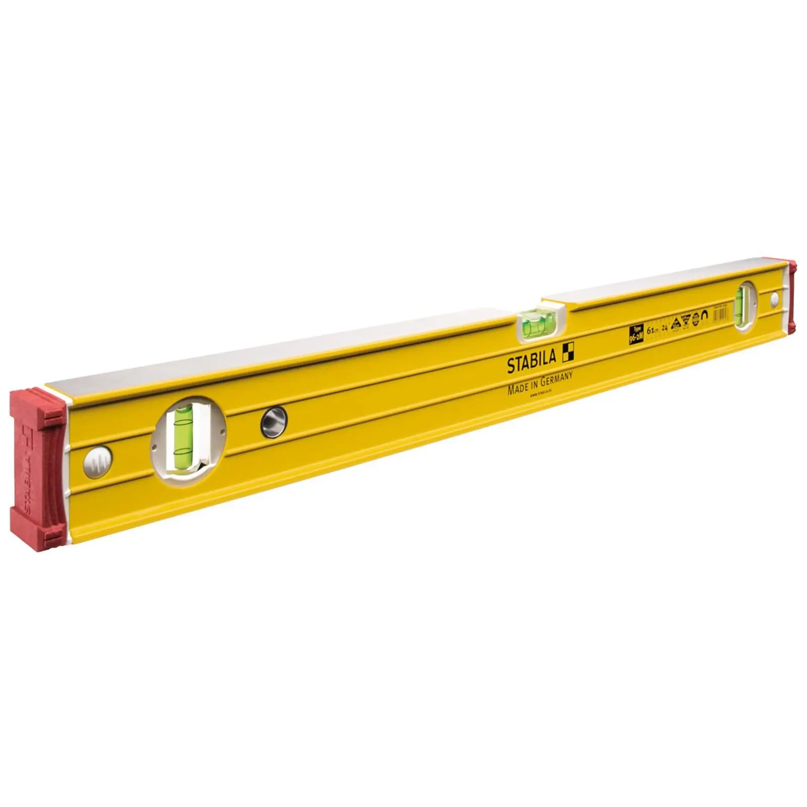 STABILA Type 96-2 M Spirit Level Rare Earth Magnet 3 Vials - Choose Size - Image 3