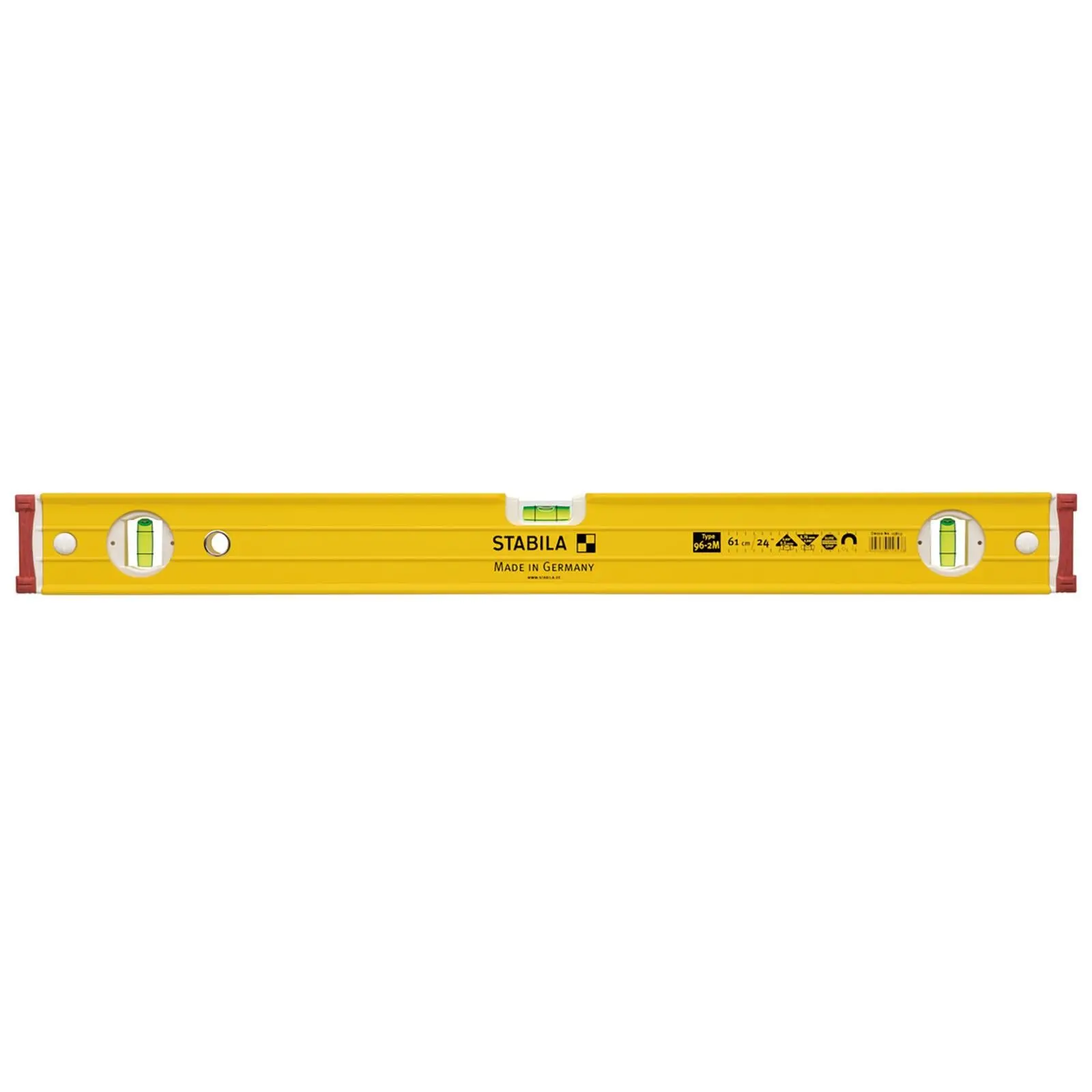 STABILA Type 96-2 M Spirit Level Rare Earth Magnet 3 Vials - Choose Size - Image 4