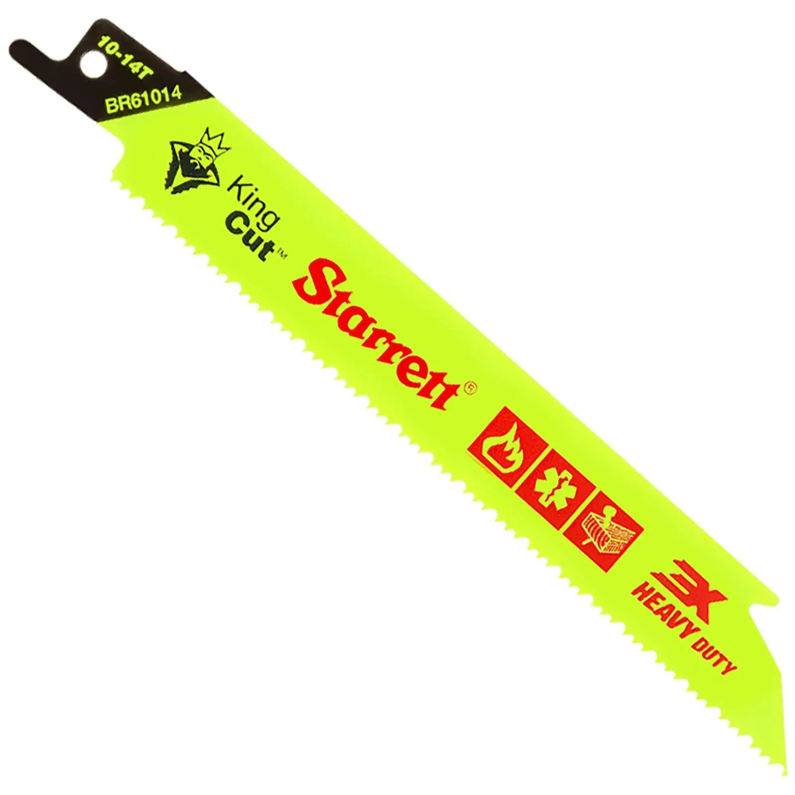 Starrett Recip Blades King Cut 5 Pack 10-14TPI Demolition Emergency Rescue 3X Heavy Duty 6" SA271962