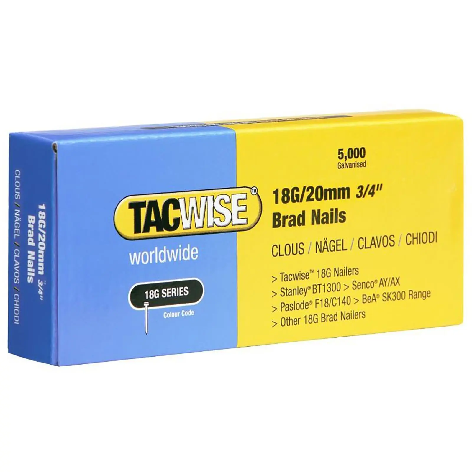 Tacwise Brad Nails 18 Gauge for Nail Guns 5000 Pack 10-50mm - Image 7