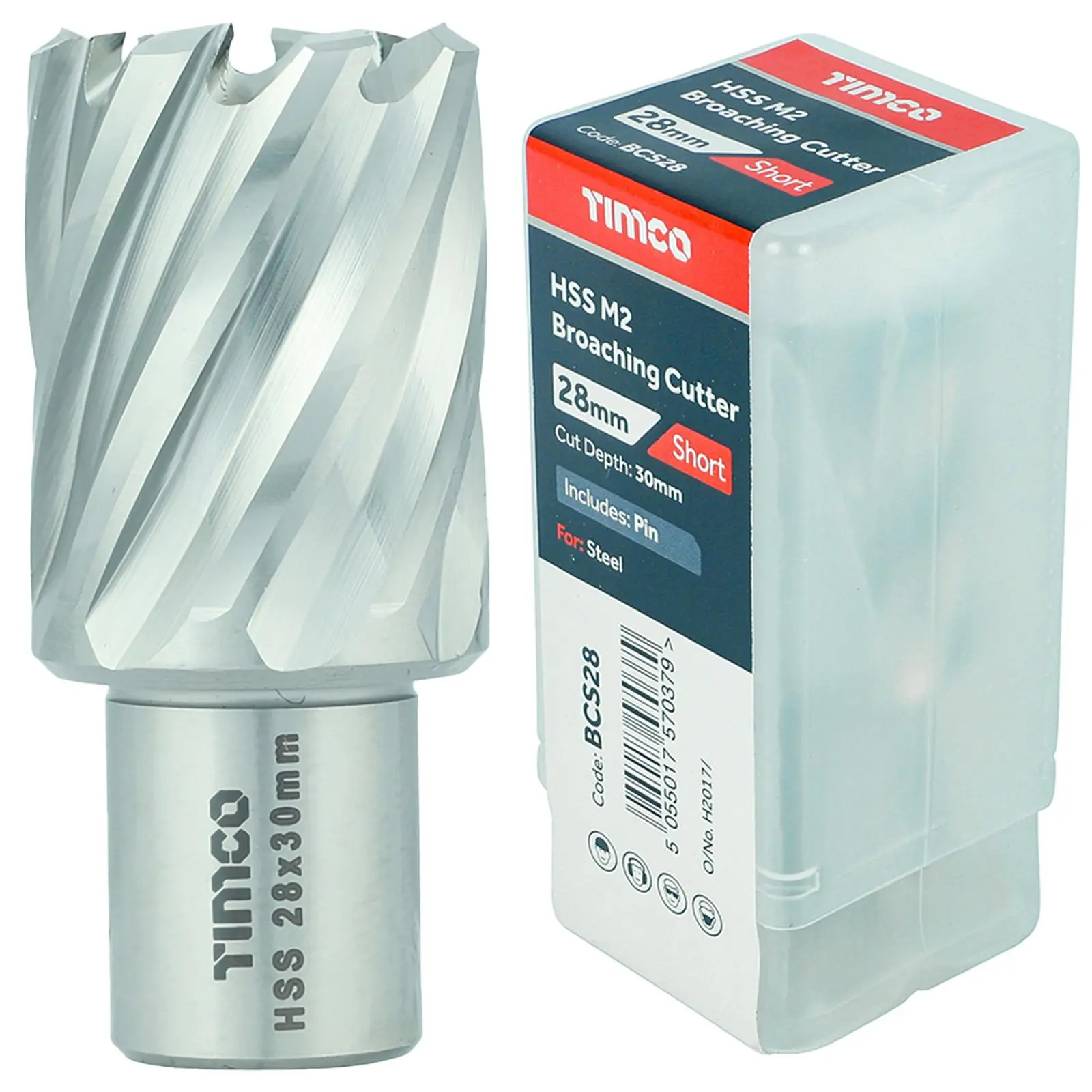 TIMCO Broaching Cutters M2 HSS Steel Mag Drill Bit and Replacement Pilot Pins - Choose Size - Image 12