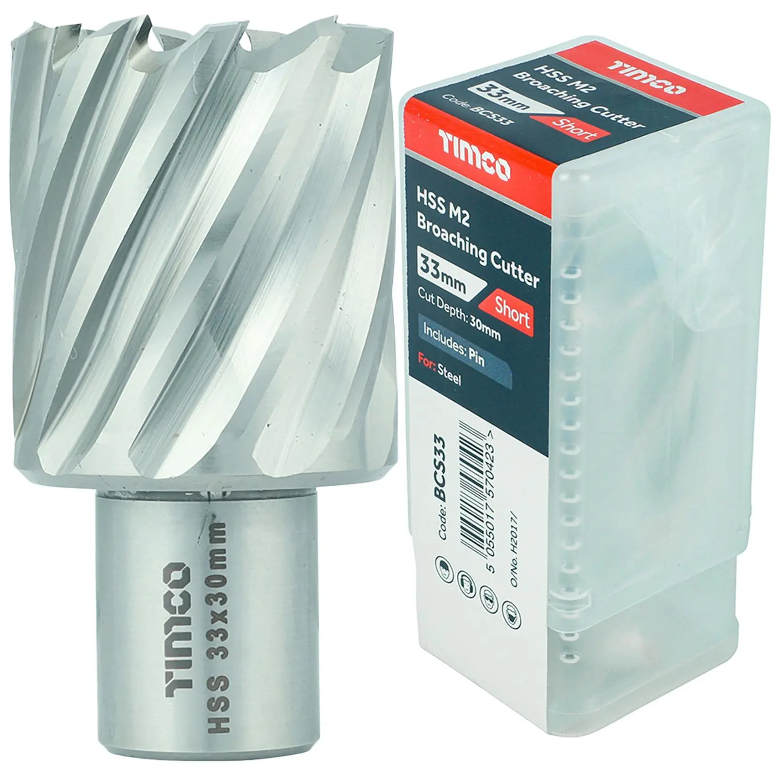 TIMCO Broaching Cutters M2 HSS Steel Mag Drill Bit and Replacement Pilot Pins - Choose Size - Image 4