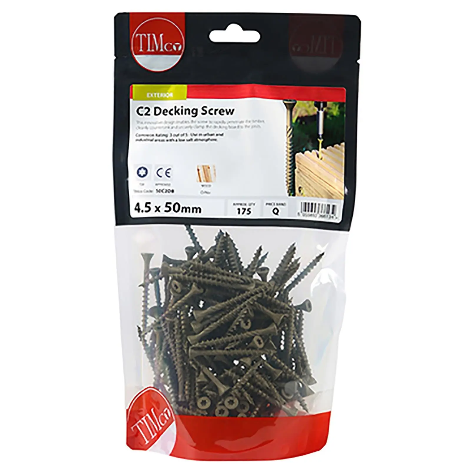 TIMCO C2 Deck Fix Premium Decking Screws Torx Exterior Green Timber Construction - Image 14