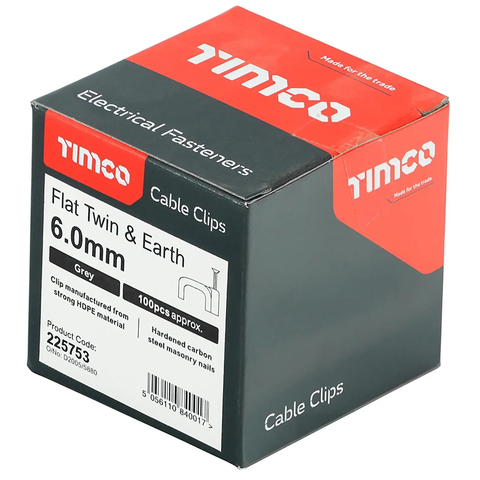 TIMCO Cable Clips Flat Twin and Earth 100 Box 1.5-10mm Choose Size - Image 6