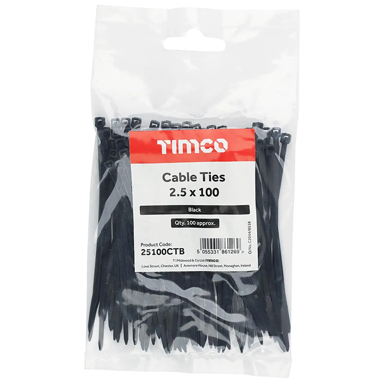 TIMCO Cable Ties Tie Wraps Black BS EN 62275 - Choose Size - Image 16