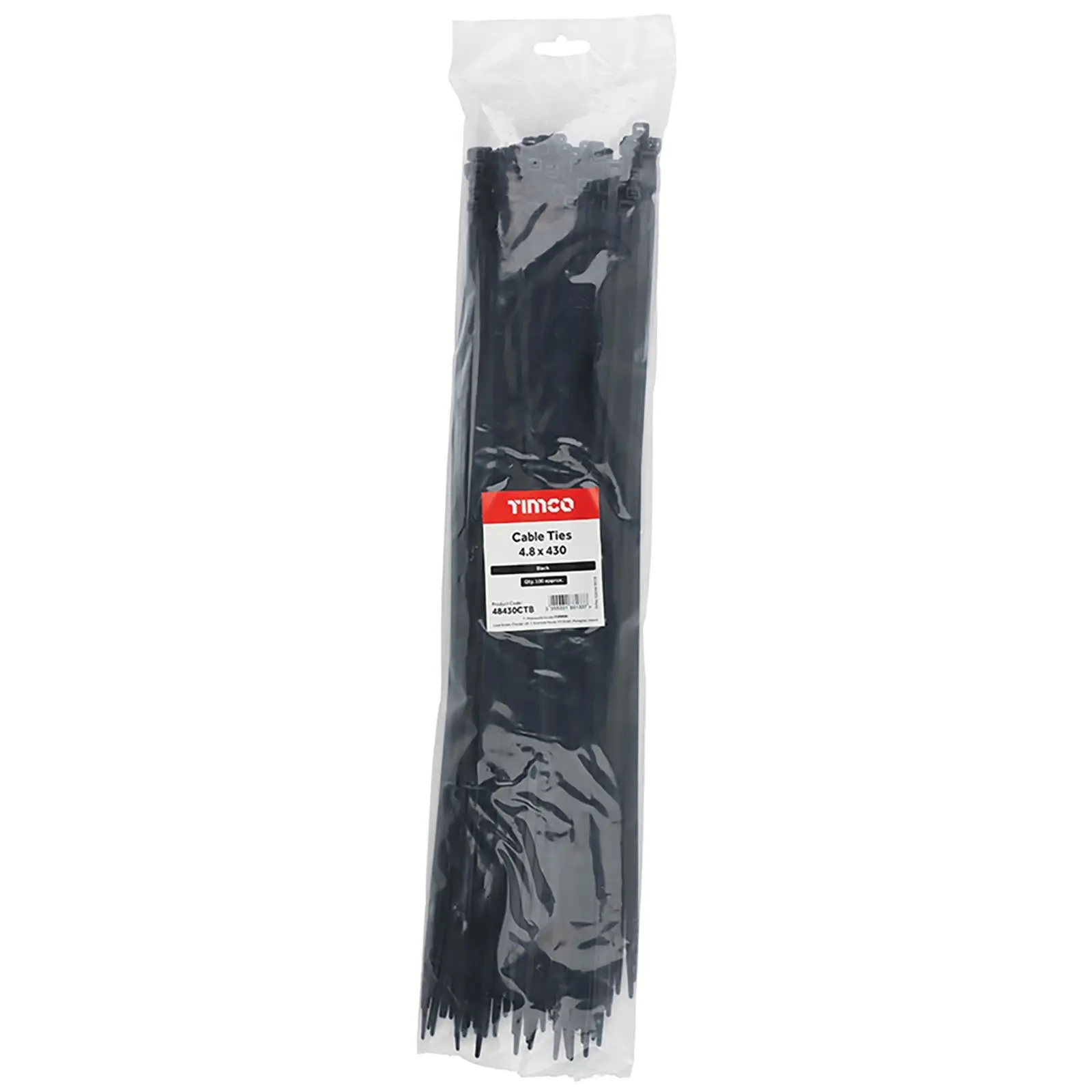 TIMCO Cable Ties Tie Wraps Black BS EN 62275 - Choose Size - Image 5