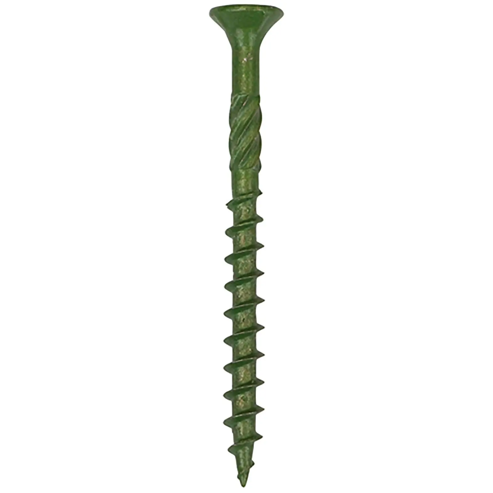 TIMCO Decking Screw Countersunk Exterior Green Organic 4.5 x 60mm Pozi 1500 Tub - Image 3