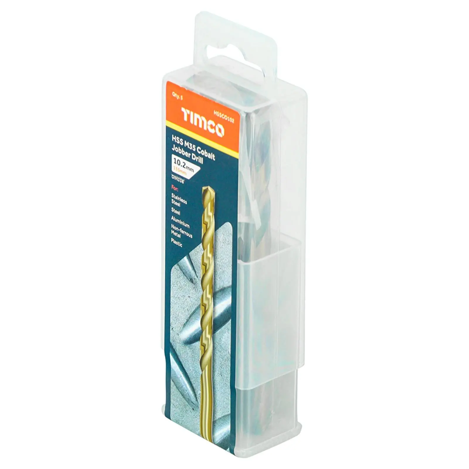 TIMCO HSS Cobalt Jobber Metal Drill Bits M35 Tube DIN338 1-13mm - Choose Size - Image 17