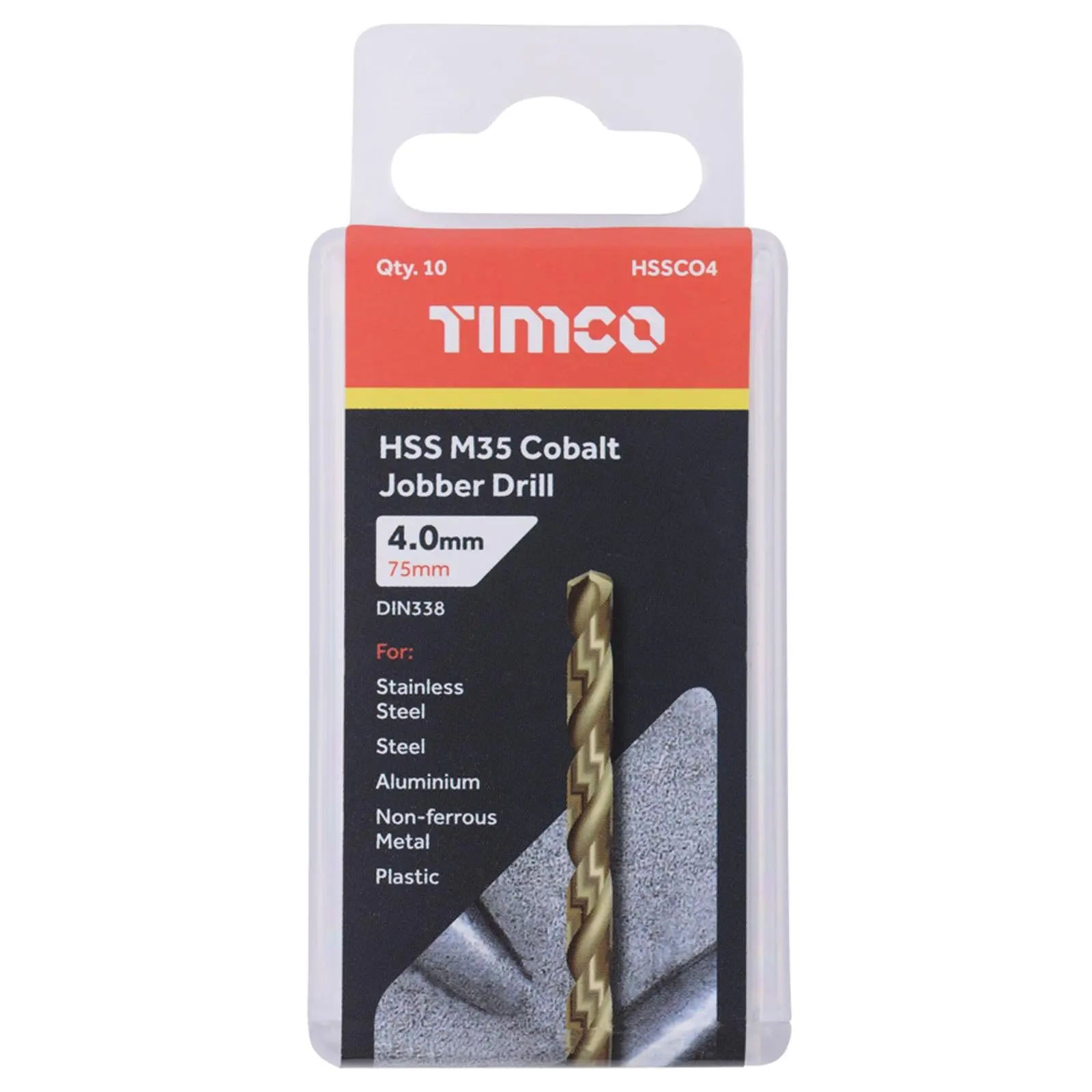 TIMCO HSS Cobalt Jobber Metal Drill Bits M35 Tube DIN338 1-13mm - Choose Size - Image 24