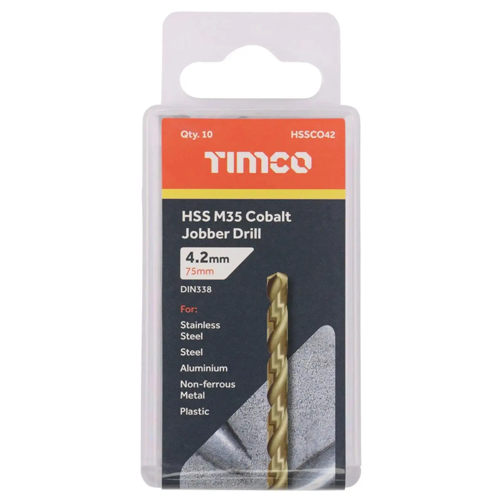 TIMCO HSS Cobalt Jobber Metal Drill Bits M35 Tube DIN338 1-13mm - Choose Size - Image 27