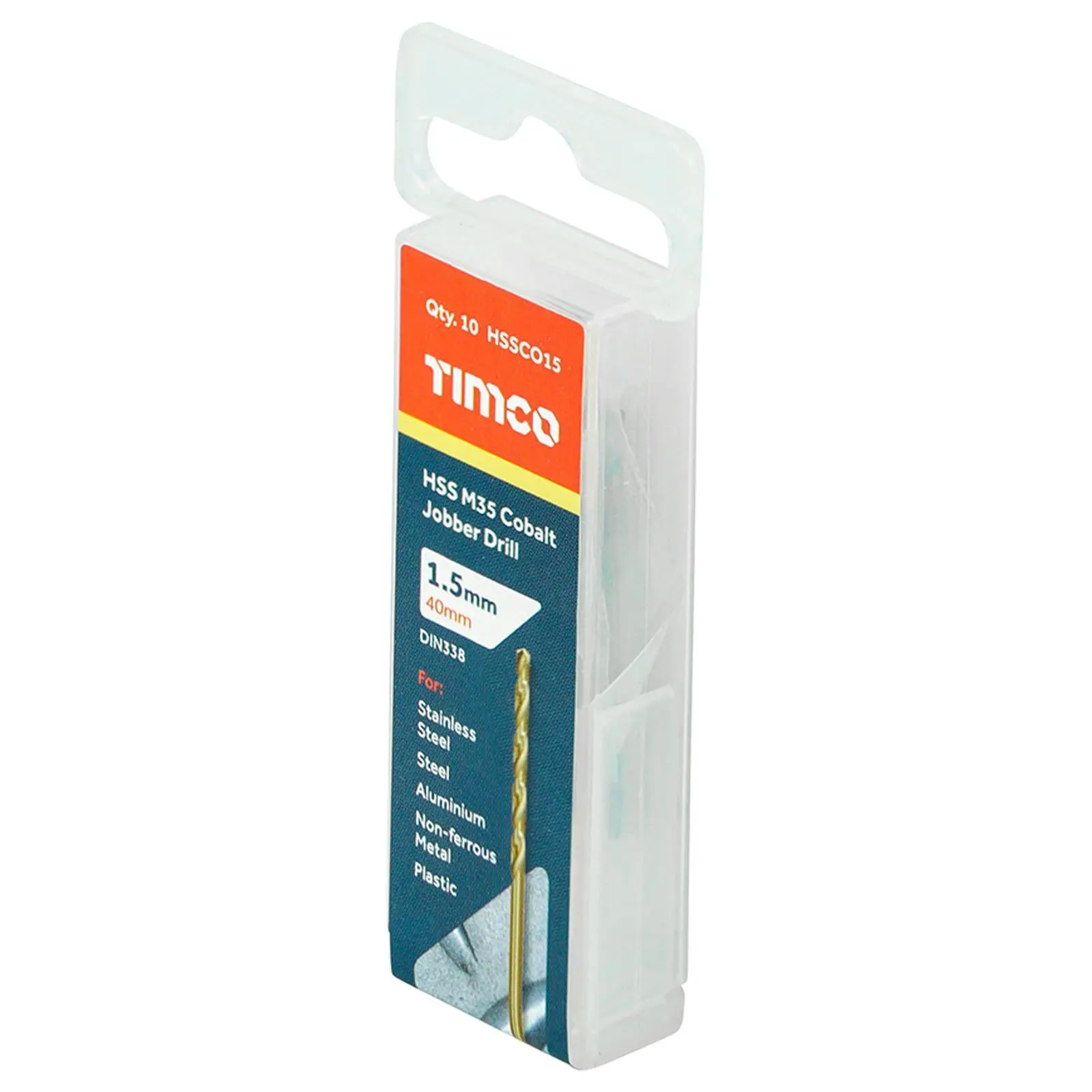 TIMCO HSS Cobalt Jobber Metal Drill Bits M35 Tube DIN338 1-13mm - Choose Size - Image 28