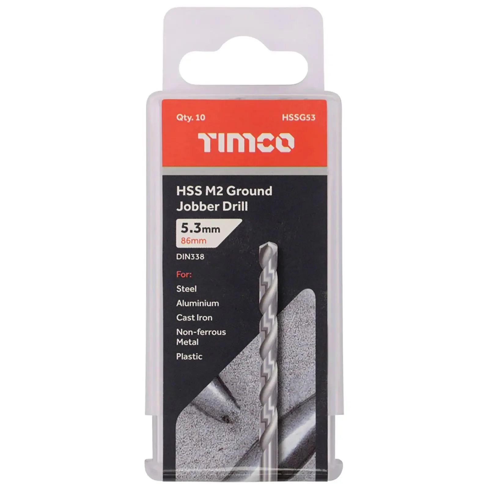 TIMCO HSS Drill Bits M2 Ground Jobber Drill Bit Pack DIN338 - Choose Size - Image 15