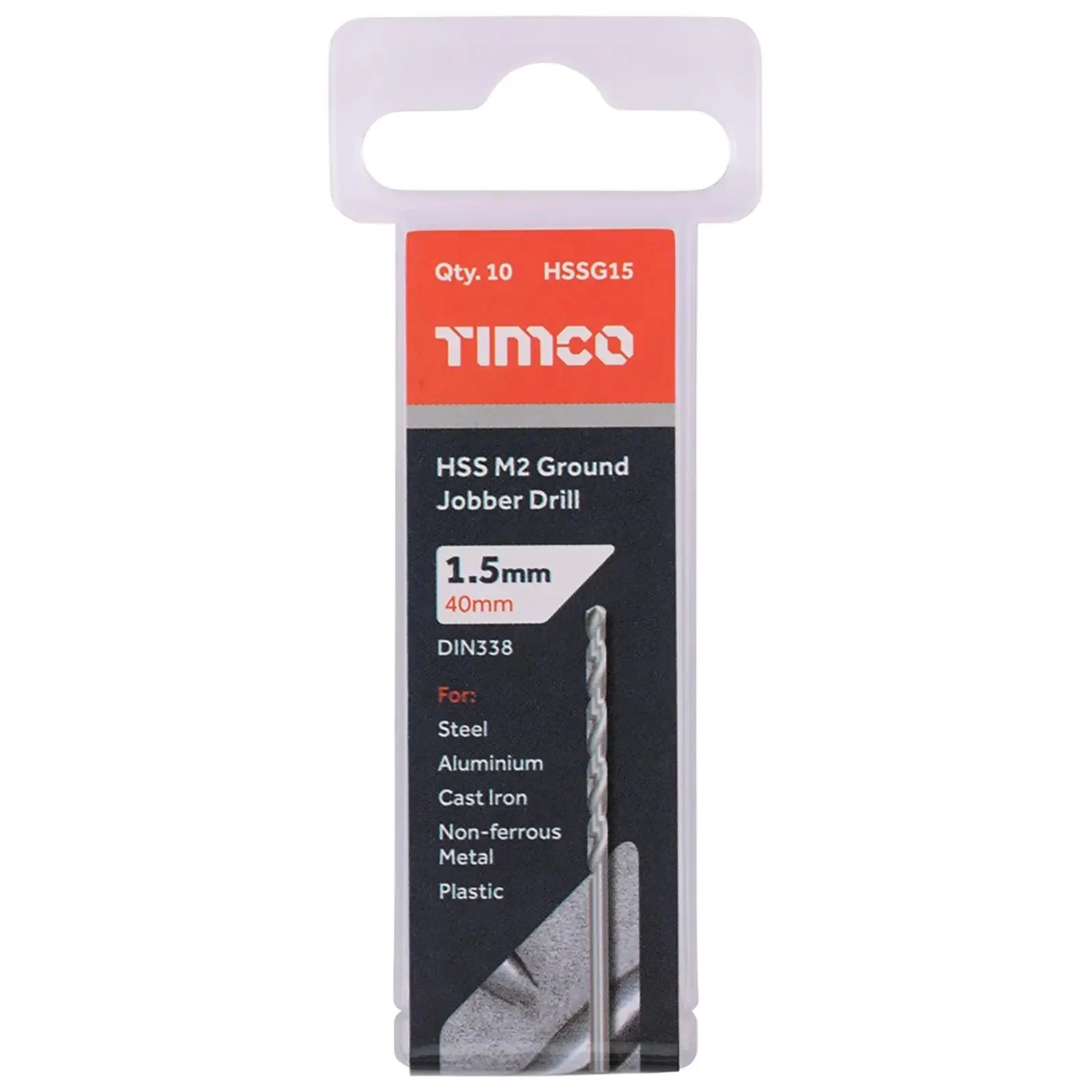 TIMCO HSS Drill Bits M2 Ground Jobber Drill Bit Pack DIN338 - Choose Size - Image 33