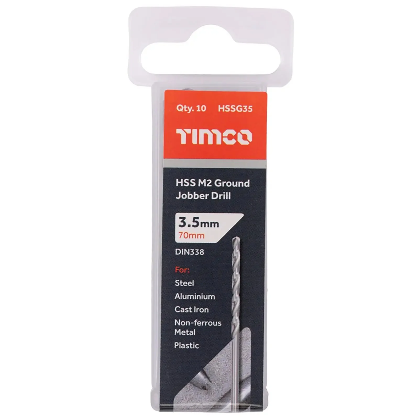 TIMCO HSS Drill Bits M2 Ground Jobber Drill Bit Pack DIN338 - Choose Size - Image 39